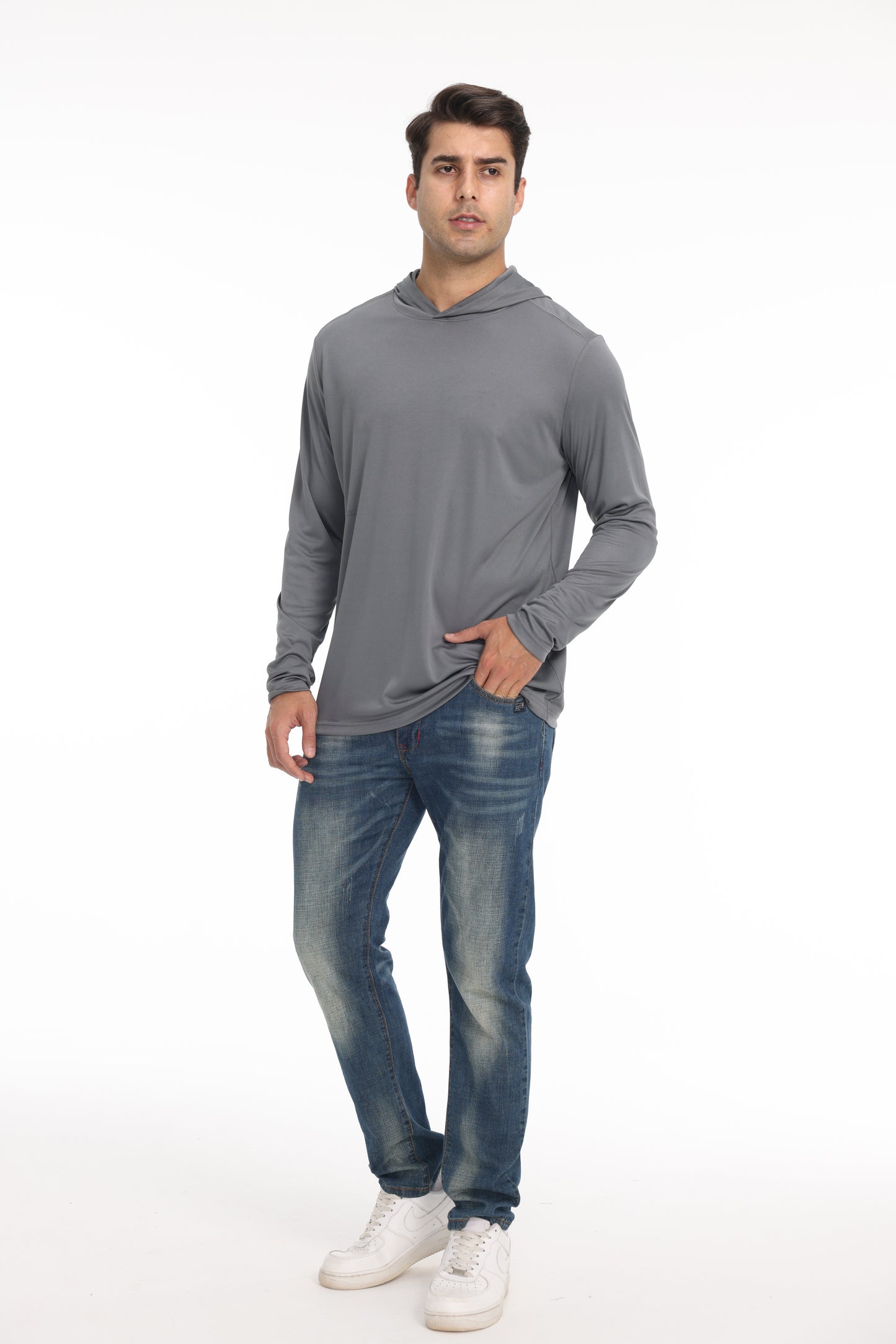 Sudadera ligera con capucha y ajuste seco Zfeel ZF916