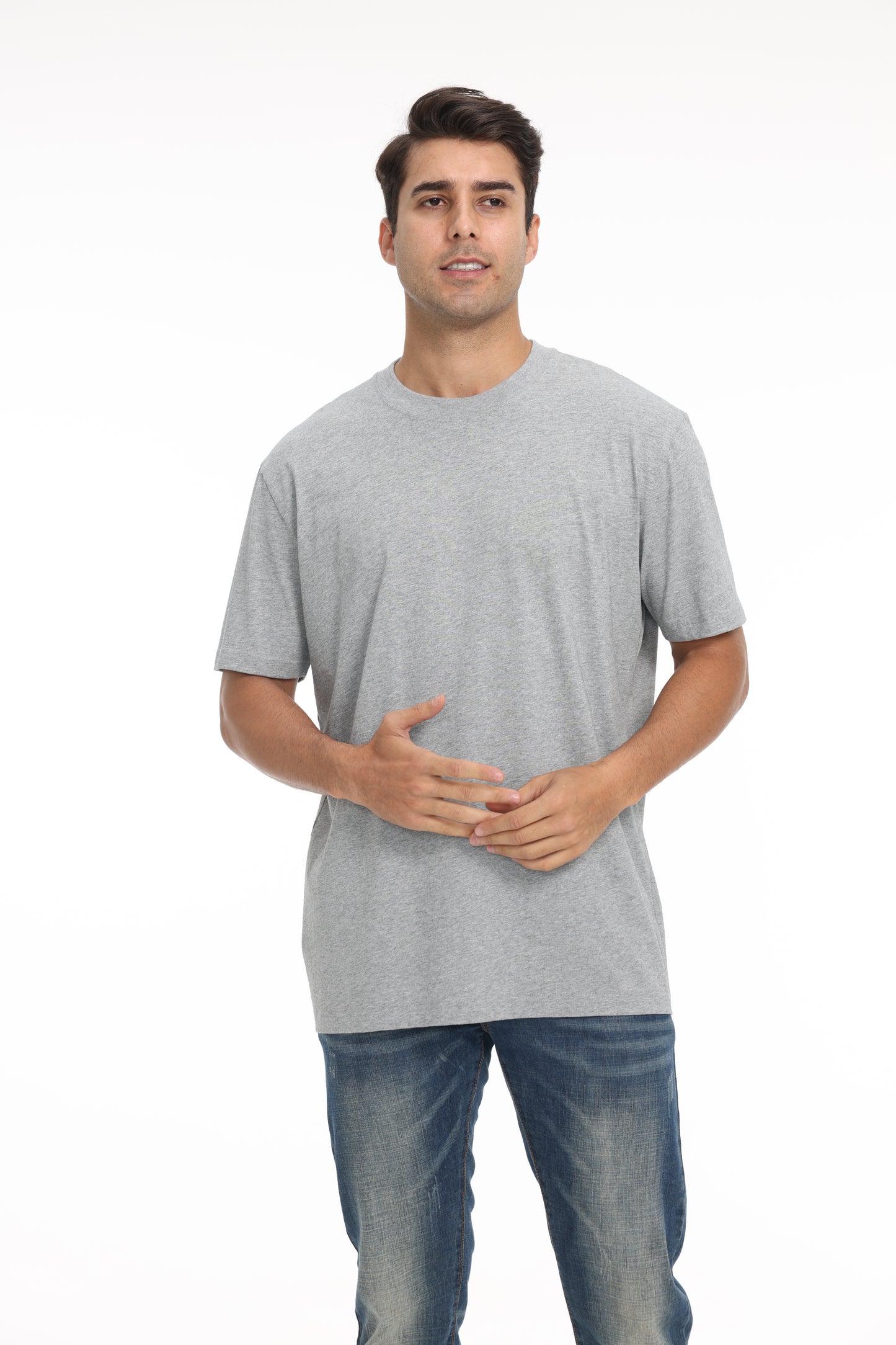 Camiseta premium de peso pesado lista para imprimir Zfeel ZF220