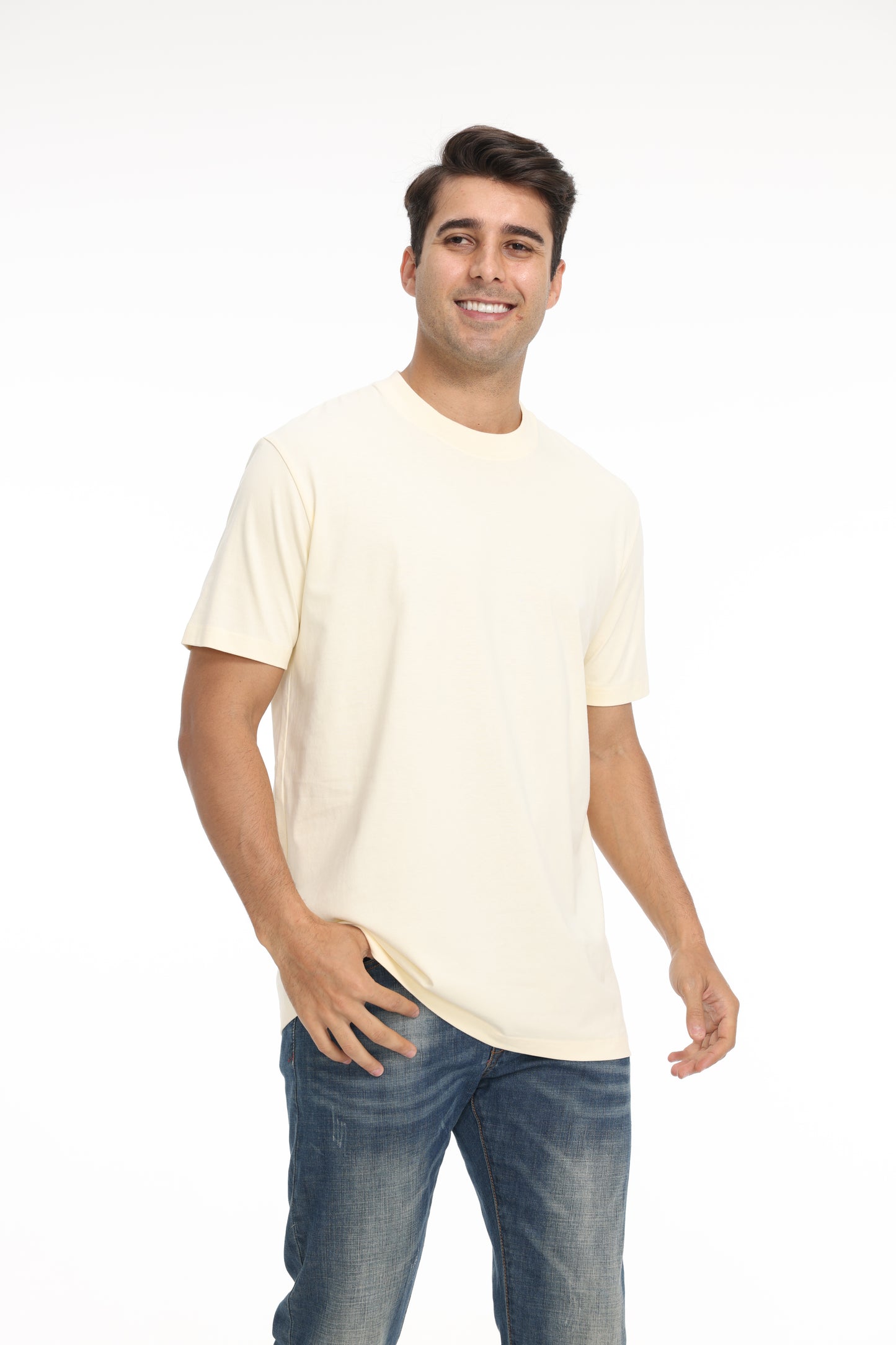 Camiseta premium de peso pesado lista para imprimir Zfeel ZF220
