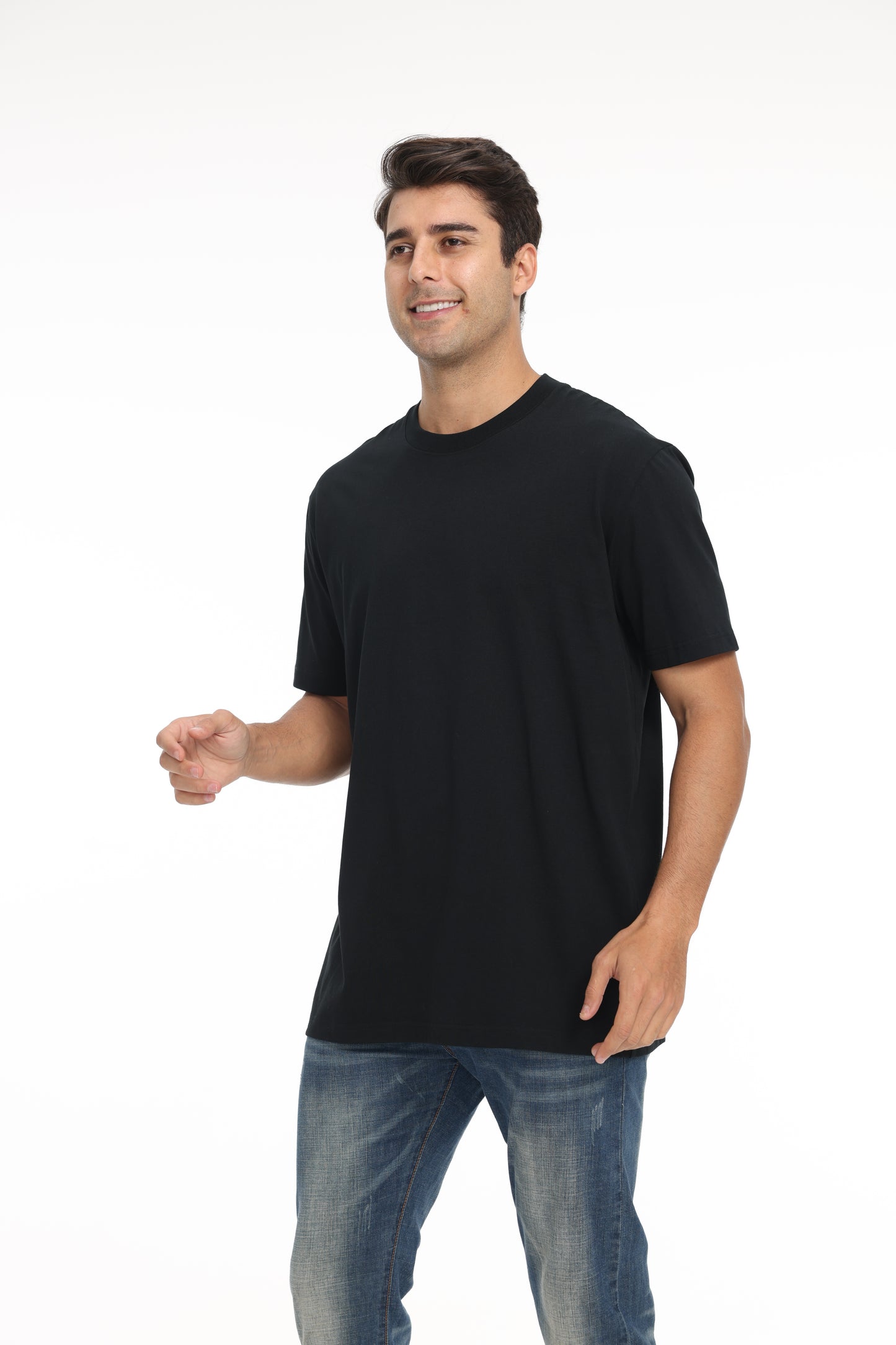 Camiseta premium de peso pesado lista para imprimir Zfeel ZF220