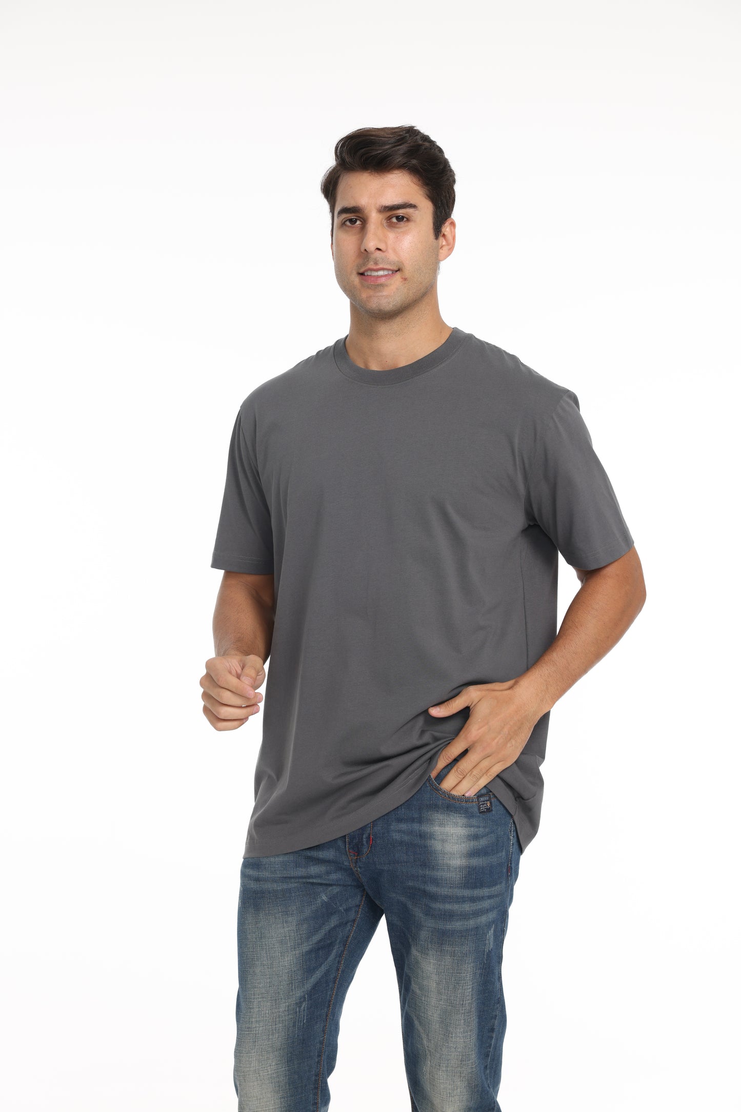 Camiseta premium de peso pesado lista para imprimir Zfeel ZF220