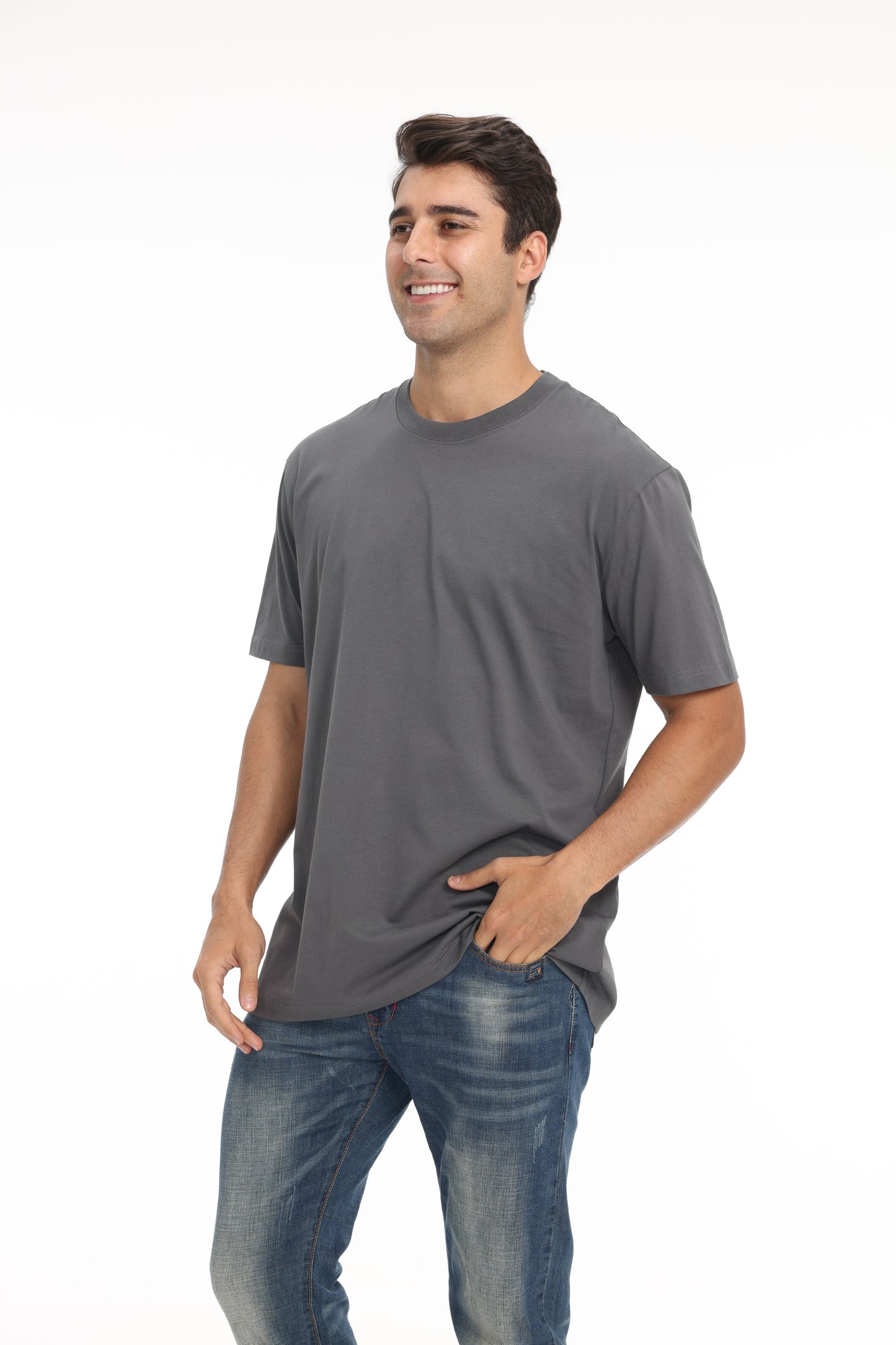Camiseta premium de peso pesado lista para imprimir Zfeel ZF220