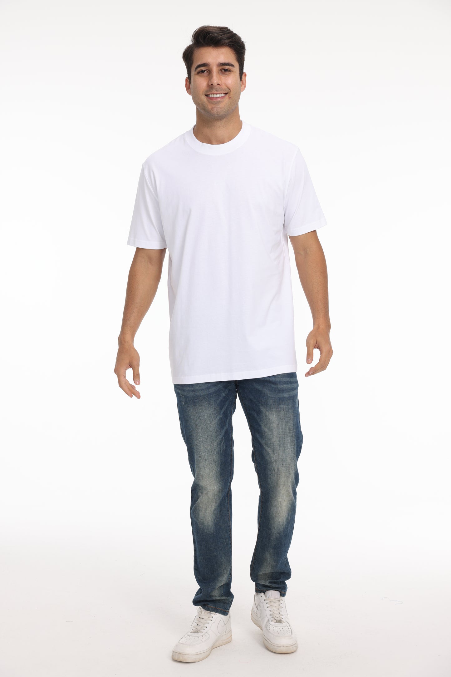 Camiseta premium de peso pesado lista para imprimir Zfeel ZF220