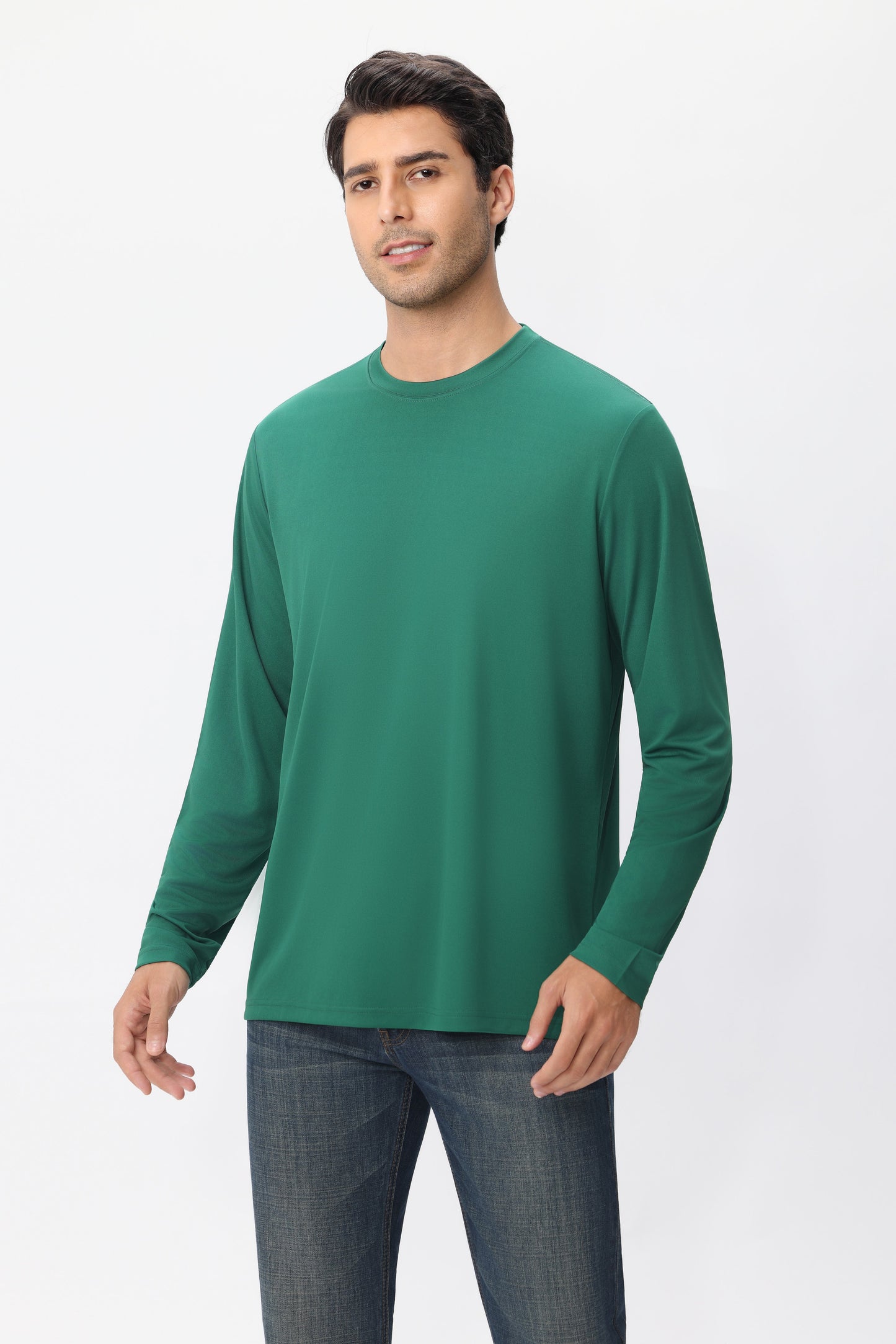 Camisa de manga larga Zfeel ZF912 de poliéster de alto rendimiento y ajuste seco