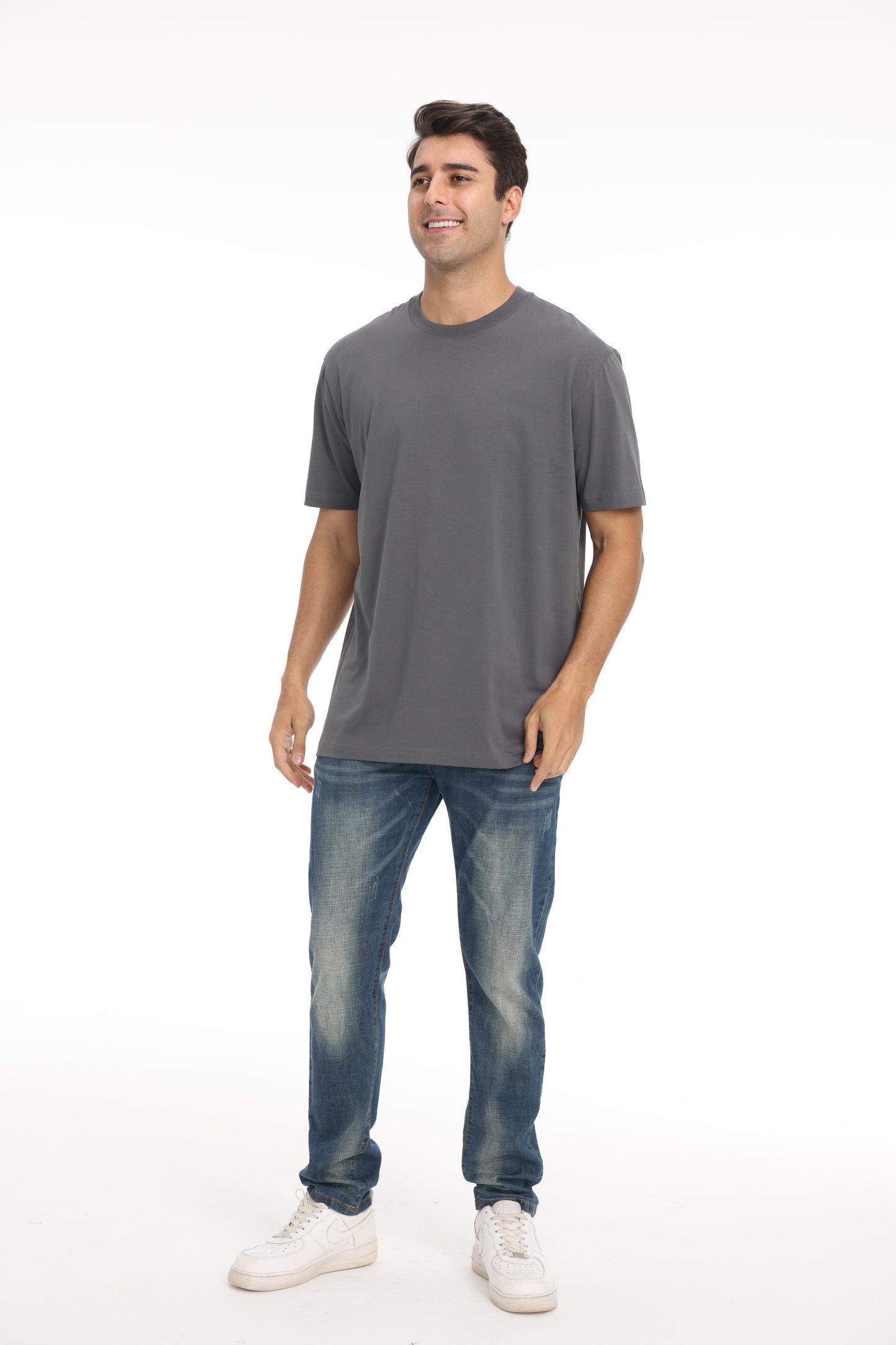 Camiseta premium de peso pesado lista para imprimir Zfeel ZF220