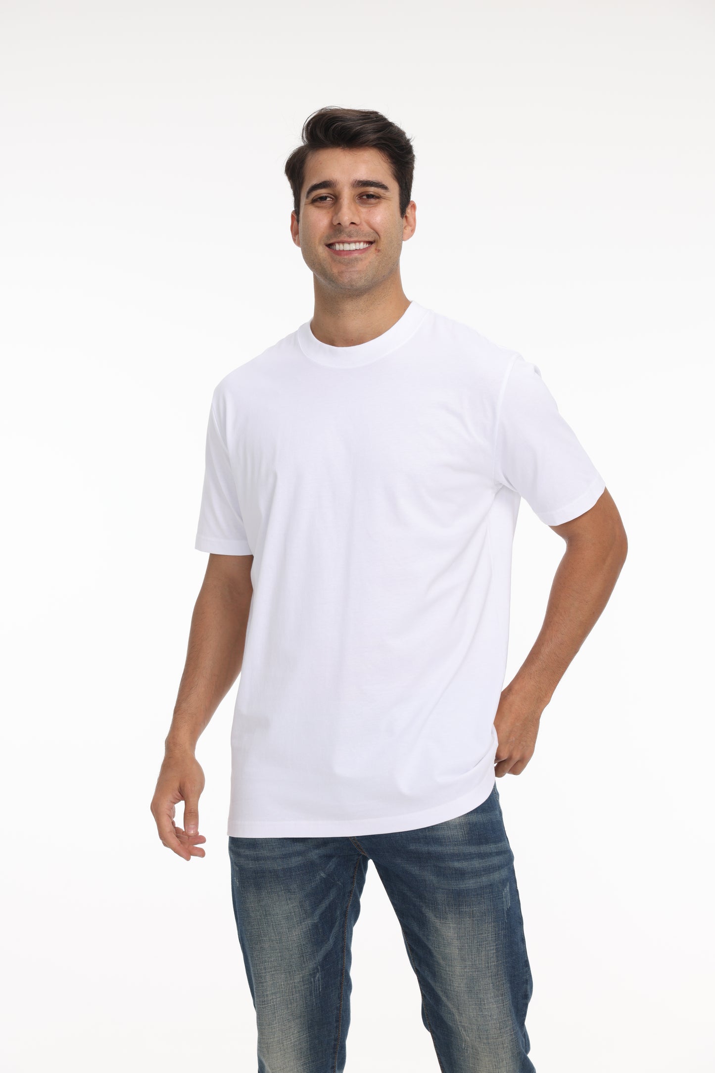 Camiseta premium de peso pesado lista para imprimir Zfeel ZF220